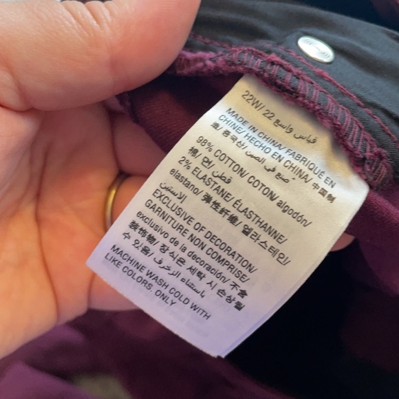 22W Style & Co Slim Leg Pants D01 5222 - Picture 6 of 6